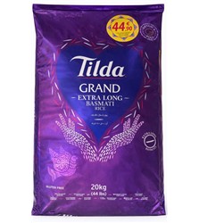 TILDA  Exta Long Grand White Basmati Rice 20kg
