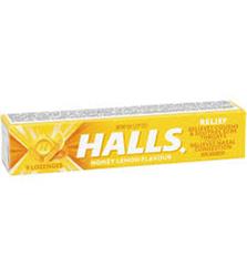 Halls Honey and Lemon Flavour 32g