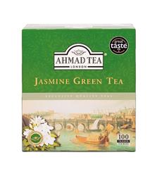 Tea Bags Ahmad Jasmine Green 100´s