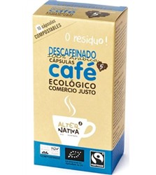 Coffee Descafinated  Arábica Bio (Capsulas) 10x5g