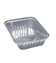 No.2 Alum RECT  Container x 100 Sleeve 5475
