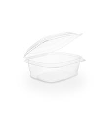 Vegware Container Deli Hinged transparent with lid 8oz (50)