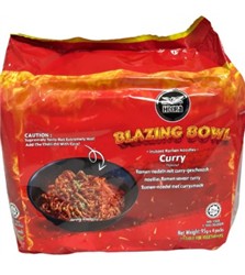 Blazing Bowl Ramen Noodle Curry 4 x95g (Heera)