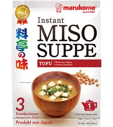 Miso Soup Instant Tofu Style 3's (Marukome) 57g