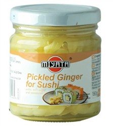 White Pickled Ginger  for Sushi Bottle (MIYATA) 190g