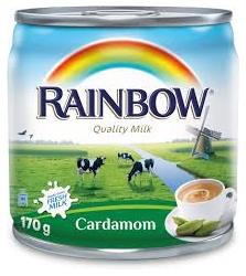 Evaporated Milk with Cardamom (Rainbow) 170g (Lebanese)