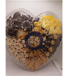 Geback Mixed Sweets-Square Wooden Box 500g (Persian)
