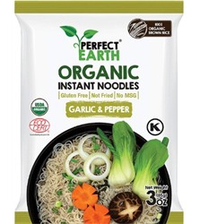 Organic Instant Garlic and Pepper Flavour Noodles 85g